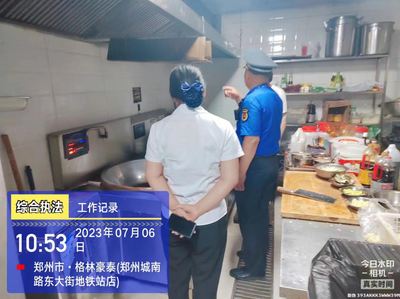 東大街街道辦事處 嚴抓餐飲油煙治理，用心優化人居環境